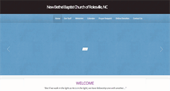 Desktop Screenshot of newbethelrolesville.org