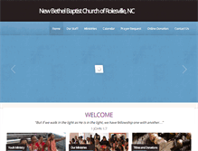 Tablet Screenshot of newbethelrolesville.org